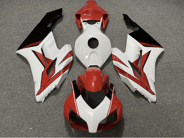 Rot Weiß & Schwarz Glänzend 2004-2005 Honda CBR1000RR Motorrad Verkleidung Rot Weiß & Schwarz Glänzend 2004-2005 Honda CBR1000RR Motorrad Verkleidung