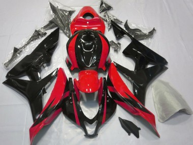 Rot & Schwarz OEM-Design 2007-2008 Honda CBR600RR Motorrad Verkleidung