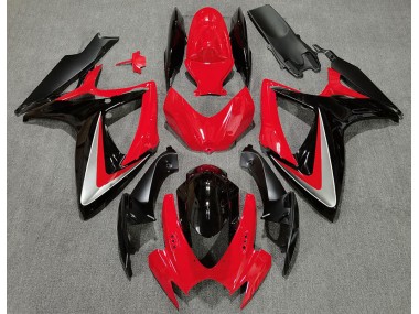 Rot Schwarz OEM-Stil 2006-2007 Suzuki GSXR 600-750 Motorrad Verkleidung