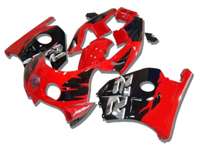 Rot Schwarz Silber Rr 1990-1998 Honda CBR250RR Motorrad Verkleidung
