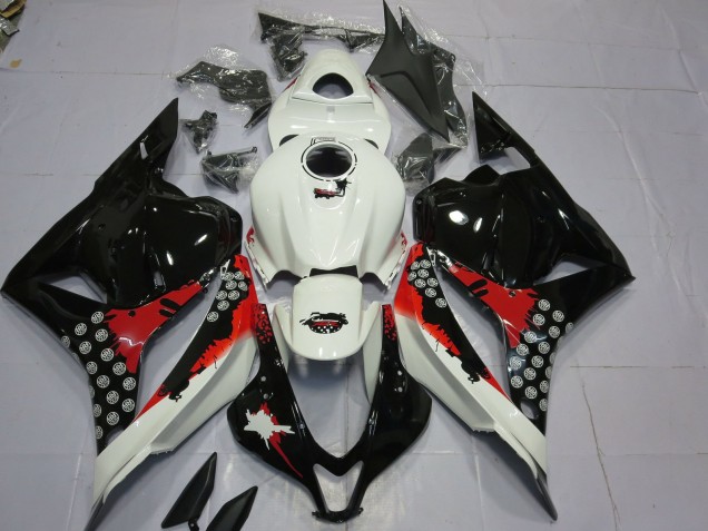 Rot & Schwarz Splatter 2009-2012 Honda CBR600RR Motorrad Verkleidung Rot & Schwarz Splatter 2009-2012 Honda CBR600RR Motorrad Verkleidung