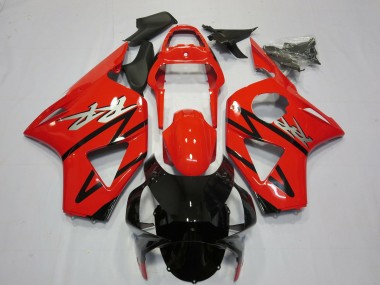 Rot & Schwarz Vorne 2002-2003 Honda CBR954RR Motorrad Verkleidung