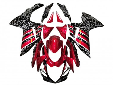 Rot Spinne 2011-2024 Suzuki GSXR 600-750 Motorrad Verkleidung