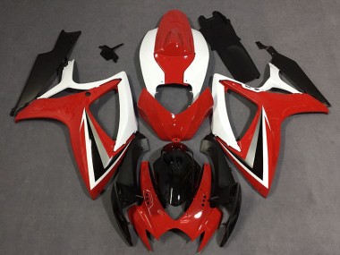 Rot Stil 2006-2007 Suzuki GSXR 600-750 Motorrad Verkleidung