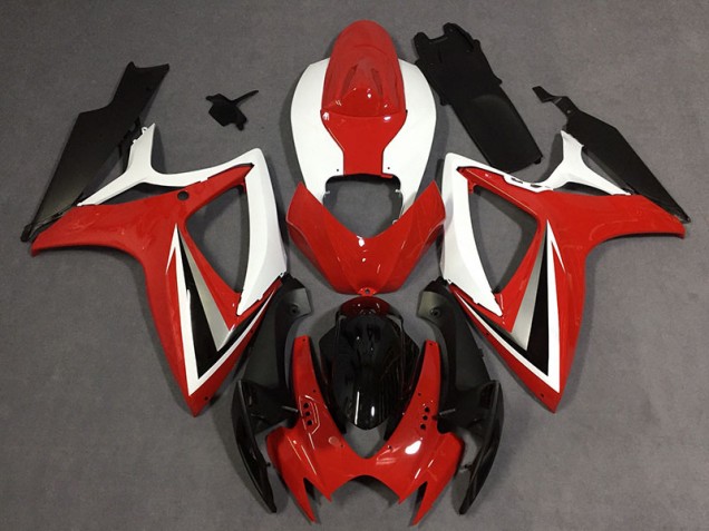 Rot Stil 2006-2007 Suzuki GSXR 600-750 Motorrad Verkleidung Rot Stil 2006-2007 Suzuki GSXR 600-750 Motorrad Verkleidung