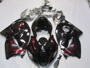 Rot Tiefglanz 1997-2007 Suzuki GSXR 1300 Motorrad Verkleidung