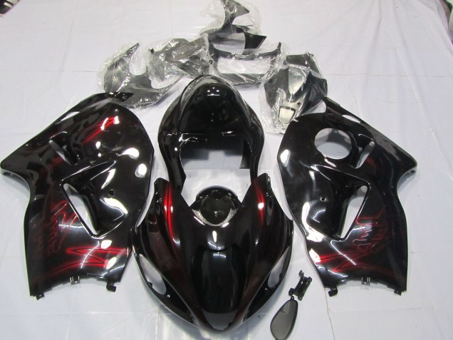 Rot Tiefglanz 1997-2007 Suzuki GSXR 1300 Motorrad Verkleidung Rot Tiefglanz 1997-2007 Suzuki GSXR 1300 Motorrad Verkleidung