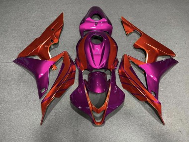 Rot & Violett 2007-2008 Honda CBR600RR Motorrad Verkleidung