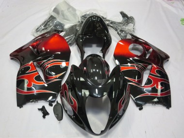 Rot Wirbel 1997-2007 Suzuki GSXR 1300 Motorrad Verkleidung