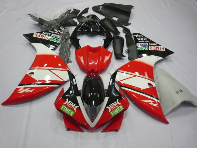 Rot-Weiß Yamalube 2012-2014 Yamaha R1 Motorrad Verkleidung Rot-Weiß Yamalube 2012-2014 Yamaha R1 Motorrad Verkleidung