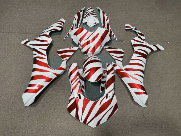 Rot Zebra 2015-2019 Yamaha R1 Motorrad Verkleidung Rot Zebra 2015-2019 Yamaha R1 Motorrad Verkleidung