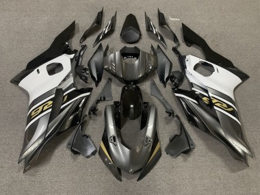 Rotgussgrau & Gold 2017-2021 Yamaha R6 Motorrad Verkleidung