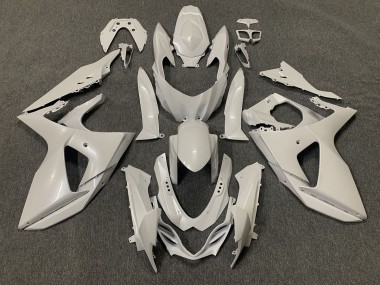 Schlichte Glanz Weiß 2009-2016 Suzuki GSXR 1000 Motorrad Verkleidung