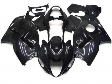 Schlichte Glanz Schwarz 1997-2007 Suzuki GSXR 1300 Motorrad Verkleidung