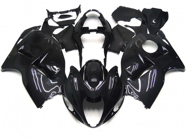 Schlichte Glanz Schwarz 1997-2007 Suzuki GSXR 1300 Motorrad Verkleidung Schlichte Glanz Schwarz 1997-2007 Suzuki GSXR 1300 Motorrad Verkleidung