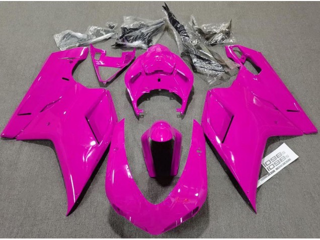 Schlichte Glanzrosa 2007-2014 Ducati 848 1098 1198 Motorrad Verkleidung Schlichte Glanzrosa 2007-2014 Ducati 848 1098 1198 Motorrad Verkleidung