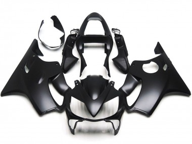 Schlichte Matt Schwarz 2001-2003 Honda CBR600 F4i Motorrad Verkleidung