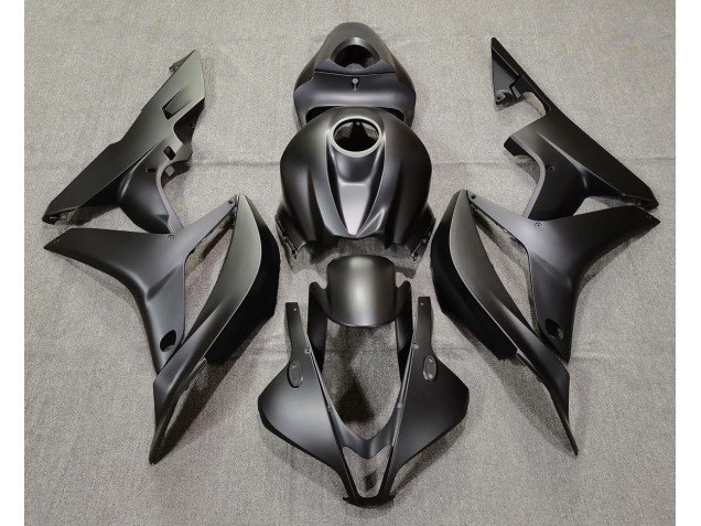 Schlichte Matt Schwarz 2007-2008 Honda CBR600RR Motorrad Verkleidung Schlichte Matt Schwarz 2007-2008 Honda CBR600RR Motorrad Verkleidung