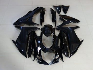 Schlichte Schwarz Glänzend 2011-2024 Suzuki GSXR 600-750 Motorrad Verkleidung