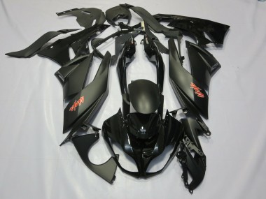 Schwarz 2009-2012 Kawasaki ZX6R Motorrad Verkleidung