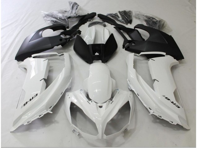 Schwarz & Weiß 2012-2016 Kawasaki Ninja 650R Motorrad Verkleidung Schwarz & Weiß 2012-2016 Kawasaki Ninja 650R Motorrad Verkleidung