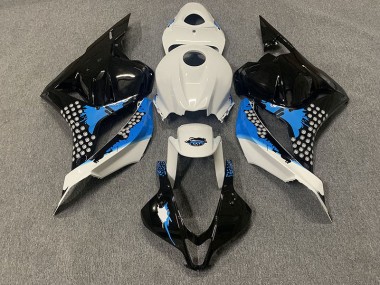 Schwarz Blau & Weiß 2009-2012 Honda CBR600RR Motorrad Verkleidung