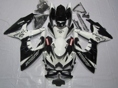 Schwarz Corona 2008-2010 Suzuki GSXR 600-750 Motorrad Verkleidung