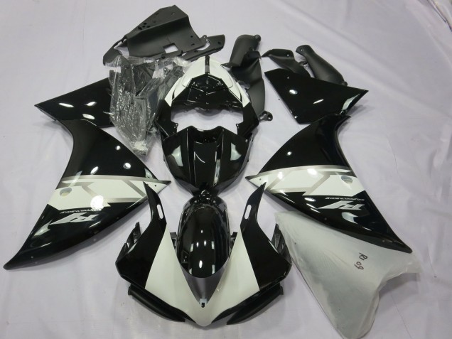 Schwarz Dreifarbig 2012-2014 Yamaha R1 Motorrad Verkleidung Schwarz Dreifarbig 2012-2014 Yamaha R1 Motorrad Verkleidung