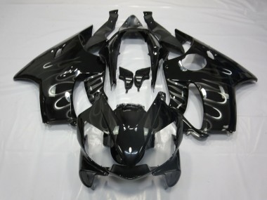 Schwarz Flamme 2004-2007 Honda CBR600 F4i Motorrad Verkleidung