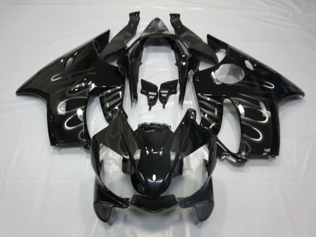 Schwarz Flamme 2004-2007 Honda CBR600 F4i Motorrad Verkleidung Schwarz Flamme 2004-2007 Honda CBR600 F4i Motorrad Verkleidung