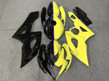 Schwarz & Gelb 2005-2006 Suzuki GSXR 1000 Motorrad Verkleidung