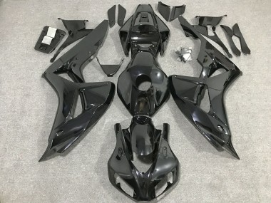 Schwarz Glänzend 2006-2007 Honda CBR1000RR Motorrad Verkleidung