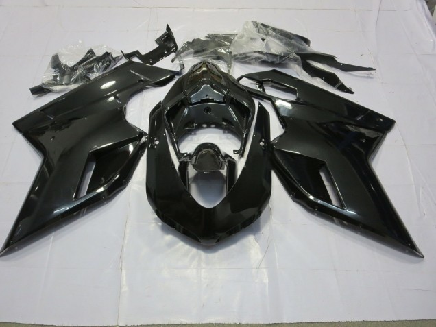 Schwarz Glänzend 2007-2014 Ducati 848 1098 1198 Motorrad Verkleidung Schwarz Glänzend 2007-2014 Ducati 848 1098 1198 Motorrad Verkleidung