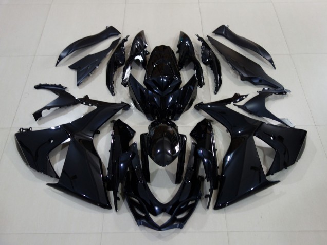 Schwarz Glänzend 2009-2016 Suzuki GSXR 1000 Motorrad Verkleidung