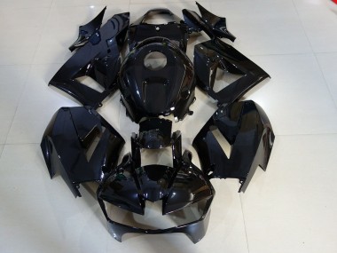 Schwarz Glänzend 2013-2023 Honda CBR600RR Motorrad Verkleidung