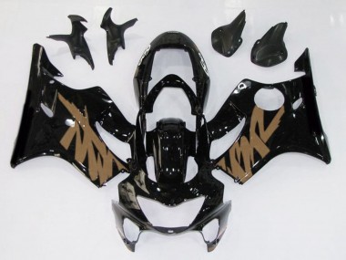 Schwarz Glänzend & Braun 1999-2000 Honda CBR600 F4 Motorrad Verkleidung