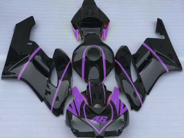 Schwarz Glänzend & Lila 2004-2005 Honda CBR1000RR Motorrad Verkleidung