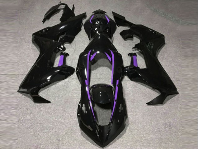 Schwarz Glänzend & Lila Mit Futter 2017-2023 Honda CBR1000RR Motorrad Verkleidung