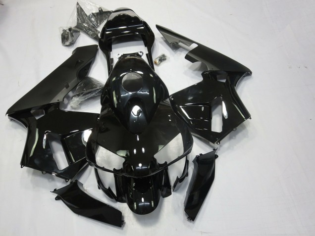 Schwarz Glänzend & Matt 2003-2004 Honda CBR600RR Motorrad Verkleidung Schwarz Glänzend & Matt 2003-2004 Honda CBR600RR Motorrad Verkleidung