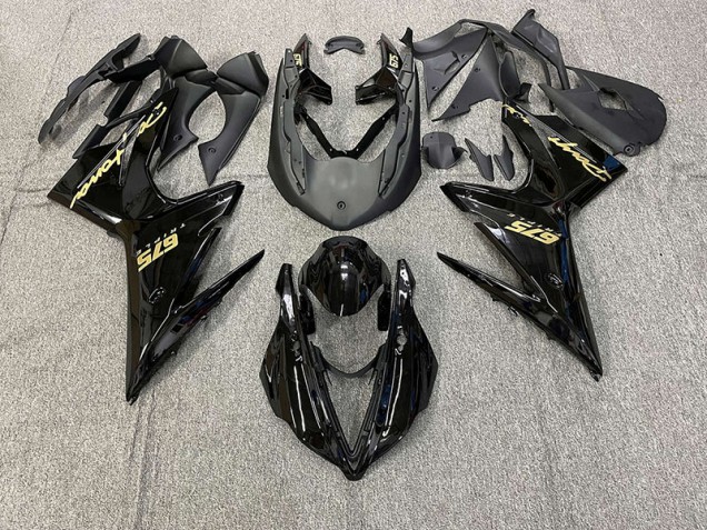 Schwarz Glänzend Mit Gold 2013-2016 Triumph Daytona 675 Motorrad Verkleidung Schwarz Glänzend Mit Gold 2013-2016 Triumph Daytona 675 Motorrad Verkleidung