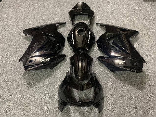 Schwarz Glänzend OEM 2008-2012 Kawasaki Ninja 250 Motorrad Verkleidung Schwarz Glänzend OEM 2008-2012 Kawasaki Ninja 250 Motorrad Verkleidung