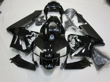 Schwarz Glänzend Sonderdesign 2003-2004 Honda CBR600RR Motorrad Verkleidung