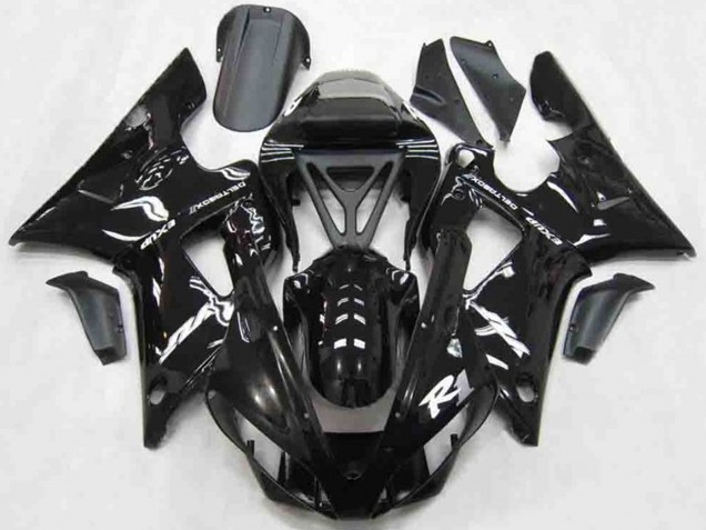 Schwarz Glänzend Stil 2000-2001 Yamaha R1 Motorrad Verkleidung Schwarz Glänzend Stil 2000-2001 Yamaha R1 Motorrad Verkleidung