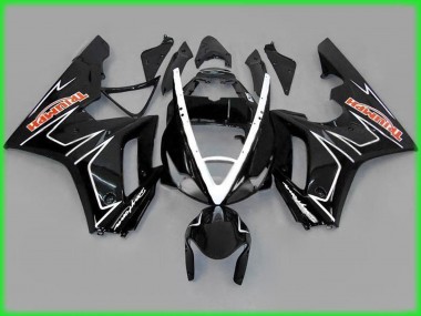 Schwarz Gold 2006-2008 Triumph Daytona 675 Motorrad Verkleidung