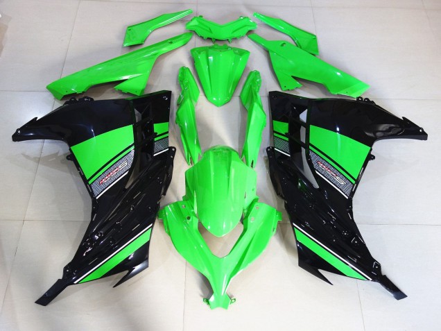 Schwarz & Grün Glänzend 2013-2018 Kawasaki Ninja 300 Motorrad Verkleidung Schwarz & Grün Glänzend 2013-2018 Kawasaki Ninja 300 Motorrad Verkleidung