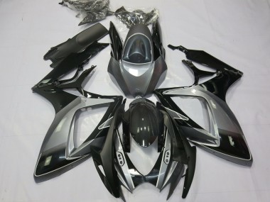 Schwarz Kit 2006-2007 Suzuki GSXR 600-750 Motorrad Verkleidung