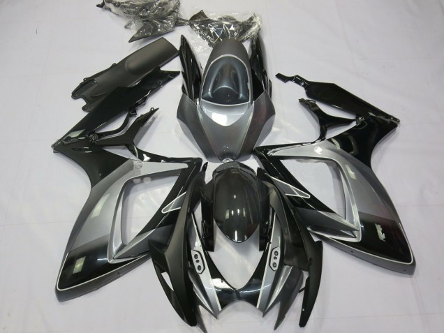 Schwarz Kit 2006-2007 Suzuki GSXR 600-750 Motorrad Verkleidung Schwarz Kit 2006-2007 Suzuki GSXR 600-750 Motorrad Verkleidung