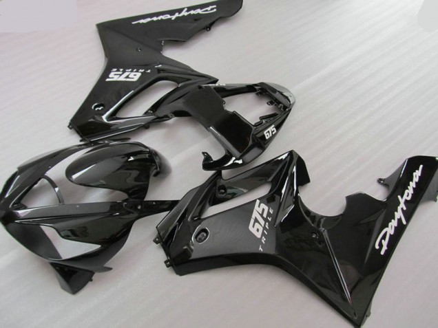 Schwarz Krieger 2006-2008 Triumph Daytona 675 Motorrad Verkleidung Schwarz Krieger 2006-2008 Triumph Daytona 675 Motorrad Verkleidung