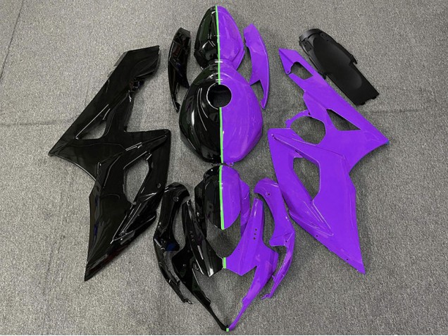 Schwarz & Lila 2005-2006 Suzuki GSXR 1000 Motorrad Verkleidung Schwarz & Lila 2005-2006 Suzuki GSXR 1000 Motorrad Verkleidung