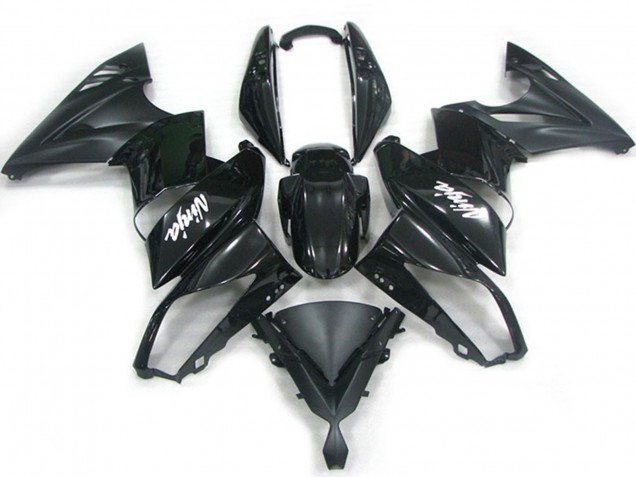 Schwarz Matt Glanz 2009-2011 Kawasaki Ninja 650R Motorrad Verkleidung Schwarz Matt Glanz 2009-2011 Kawasaki Ninja 650R Motorrad Verkleidung